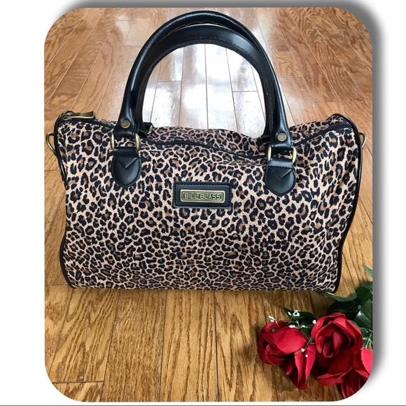 leopard print satchel